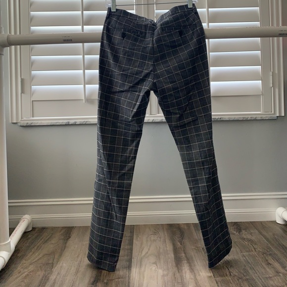 h&m grey plaid pants - Picture 2 of 4